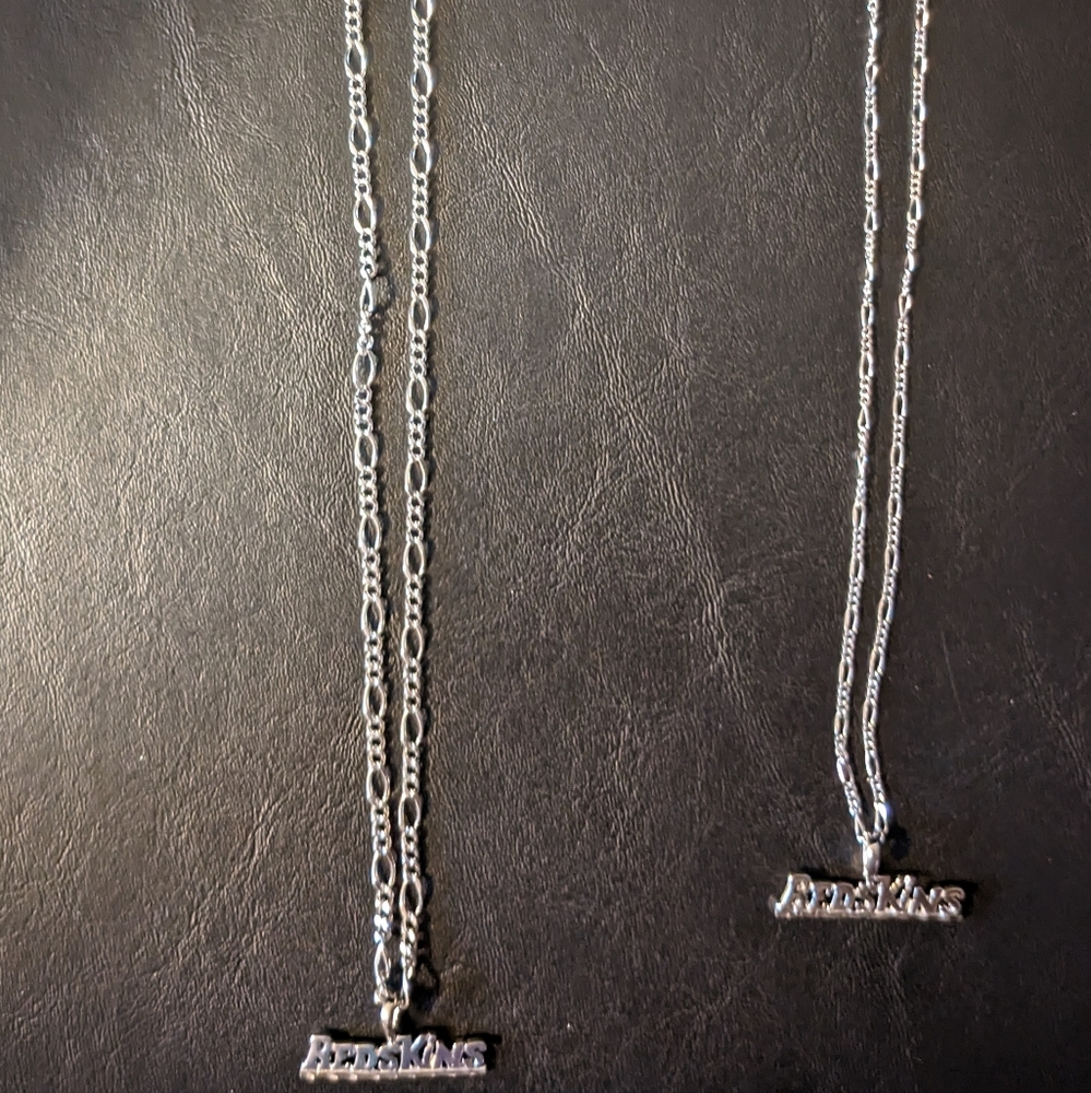 Men's and Women's.925 Sterling Silver and Rhodium necklaces with charm.
